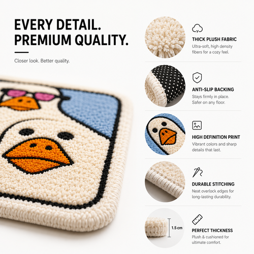 "Are You Pooping?" Funny Bathroom Rug – Premium Plush Anti-Slip Bath Mat | Soft & Washable