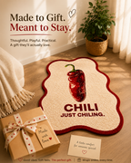 Bring the Heat. Keep the Comfort with our "Chilly" Tufted Rug