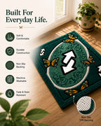 Butterfly Arrow Tufted Doormat | Premium Plush Entrance Rug | Modern Statement Door Mat