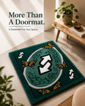 Butterfly Arrow Tufted Doormat | Premium Plush Entrance Rug | Modern Statement Door Mat