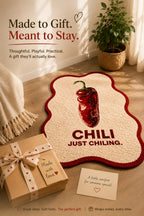 Bring the Heat. Keep the Comfort with our "Chilly" Tufted Rug