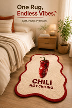 Bring the Heat. Keep the Comfort with our "Chilly" Tufted Rug