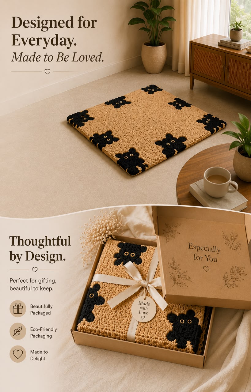 Purr-fectly Designed for Home with our "Kitty" Tufted Rug