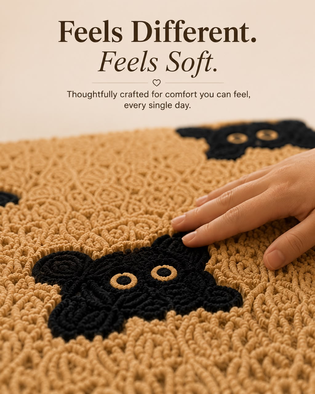 Purr-fectly Designed for Home with our "Kitty" Tufted Rug