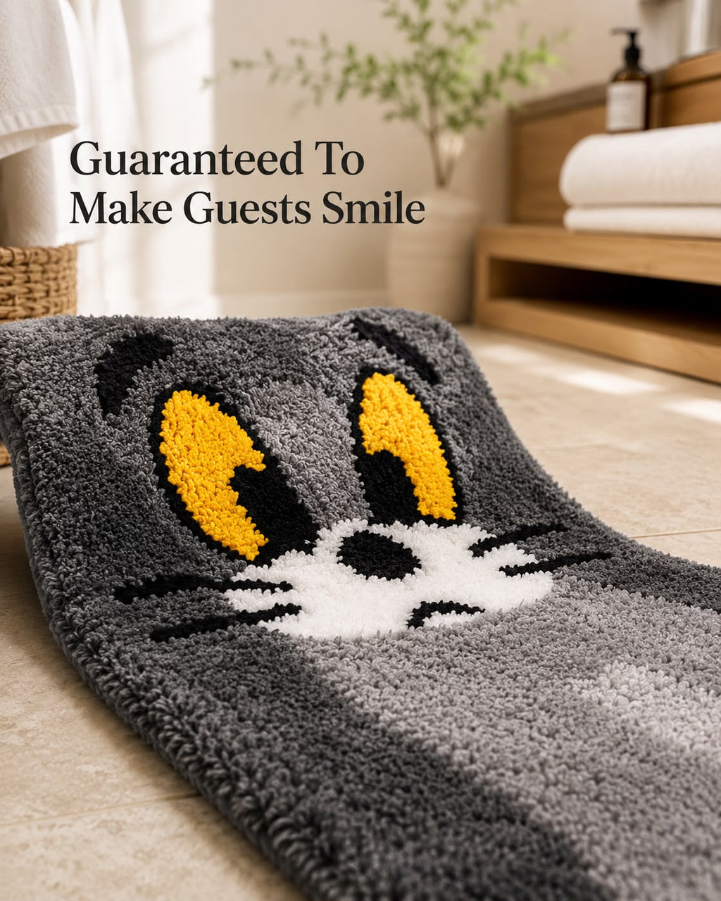 Tom Cat Tufted Runner Rug | Premium Plush Cartoon Rug | Soft Bathroom & Hallway RunnerTom Cat Tufted Runner Rug | Premium Plush Cartoon Rug | Soft Bathroom & Hallway Runner