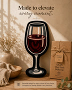 Wine Glass Tufted Rug | Premium Plush Statement Rug | Modern Bar & Kitchen Decor