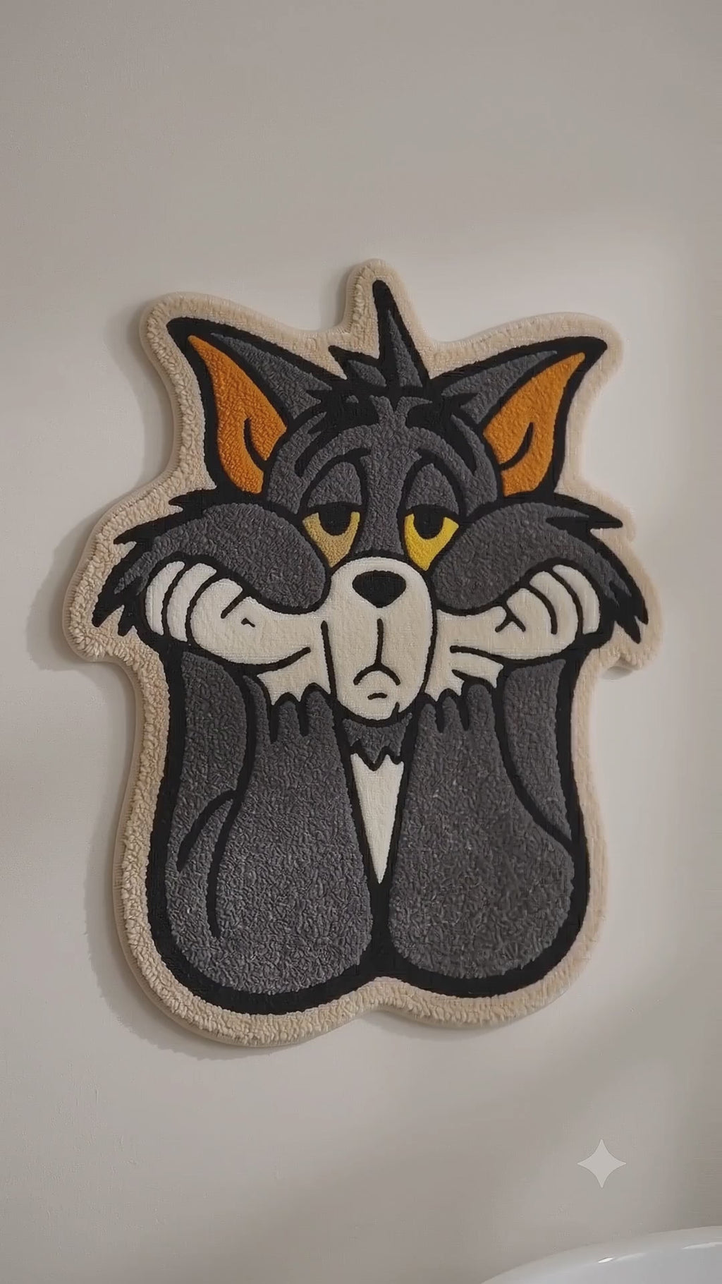 Tom Tufted Rug | Premium Plush Cartoon Rug | Soft Statement Wall & Floor Decor